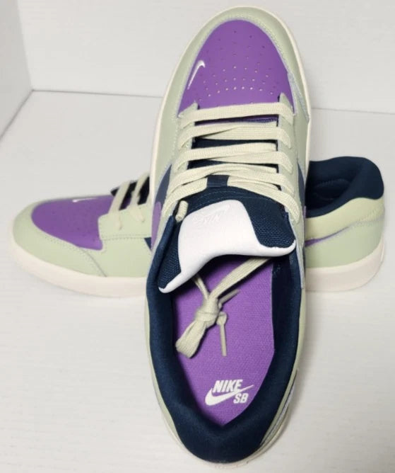 Nike Sb Force 58 Prm L Size 11.5 Olive Aura Black Raspberry