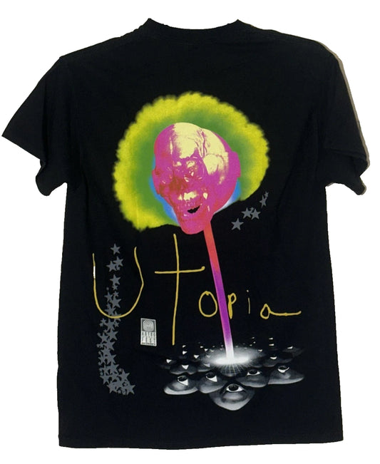 Utopia Astroworld "See You On The Other Side" T-Shirt Black & Pink Size Small