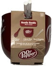 Dr Pepper Ceramic Noodle Bowl "Its a Pepper Thing" Chopsticks With Spoon Bundle