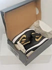 Jordan 1 Mid TD Black Metallic Gold Toddler Shoes Size 6C Nike Baby Sneakers New