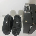 Jordan 4 RM TD All Black Toddler Shoes Size 9C Nike Retro Baby Sneakers New