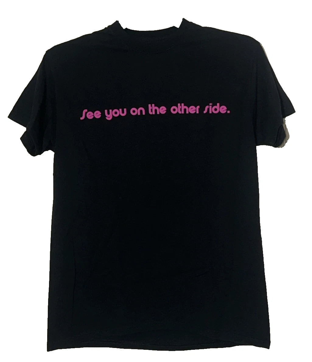 Utopia Astroworld "See You On The Other Side" T-Shirt Black & Pink Size Small