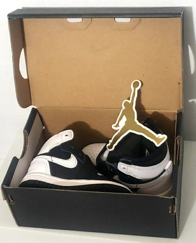 Jordan 1 Retro High OG TD Black & White Toddler Shoes Size 4C Nike New In Box