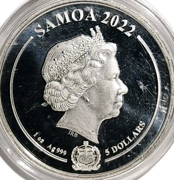 2022 Samoa 1 oz Silver Looney Tunes Bugs Bunny coin.