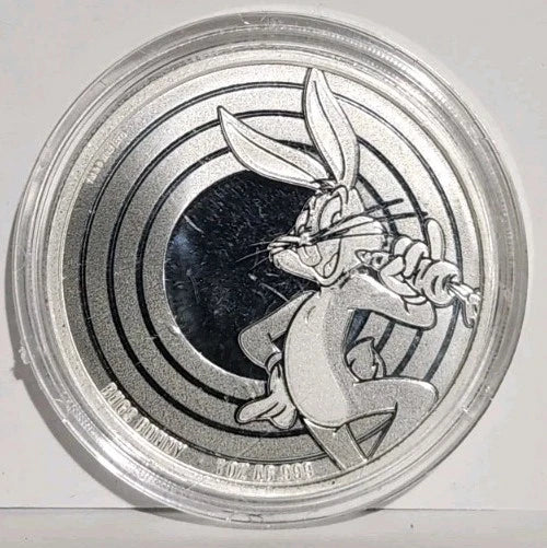 2022 Samoa 1 oz Silver Looney Tunes Bugs Bunny coin.