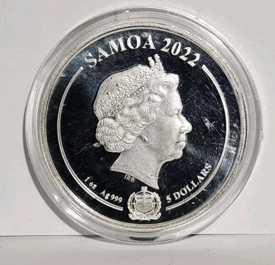 2022 Samoa 1 oz Silver Looney Tunes Bugs Bunny coin.