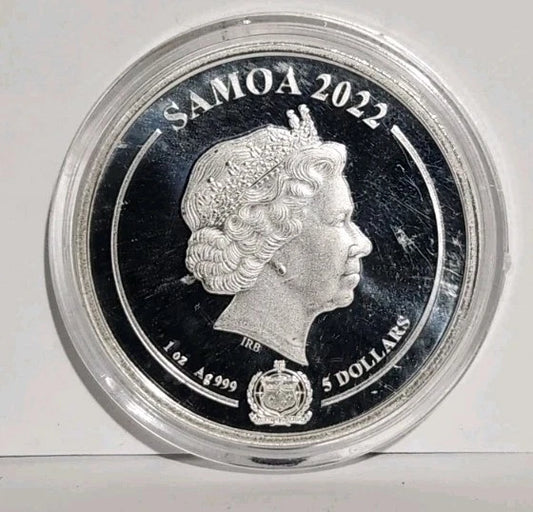 2022 Samoa 1 oz Silver Looney Tunes Bugs Bunny coin.