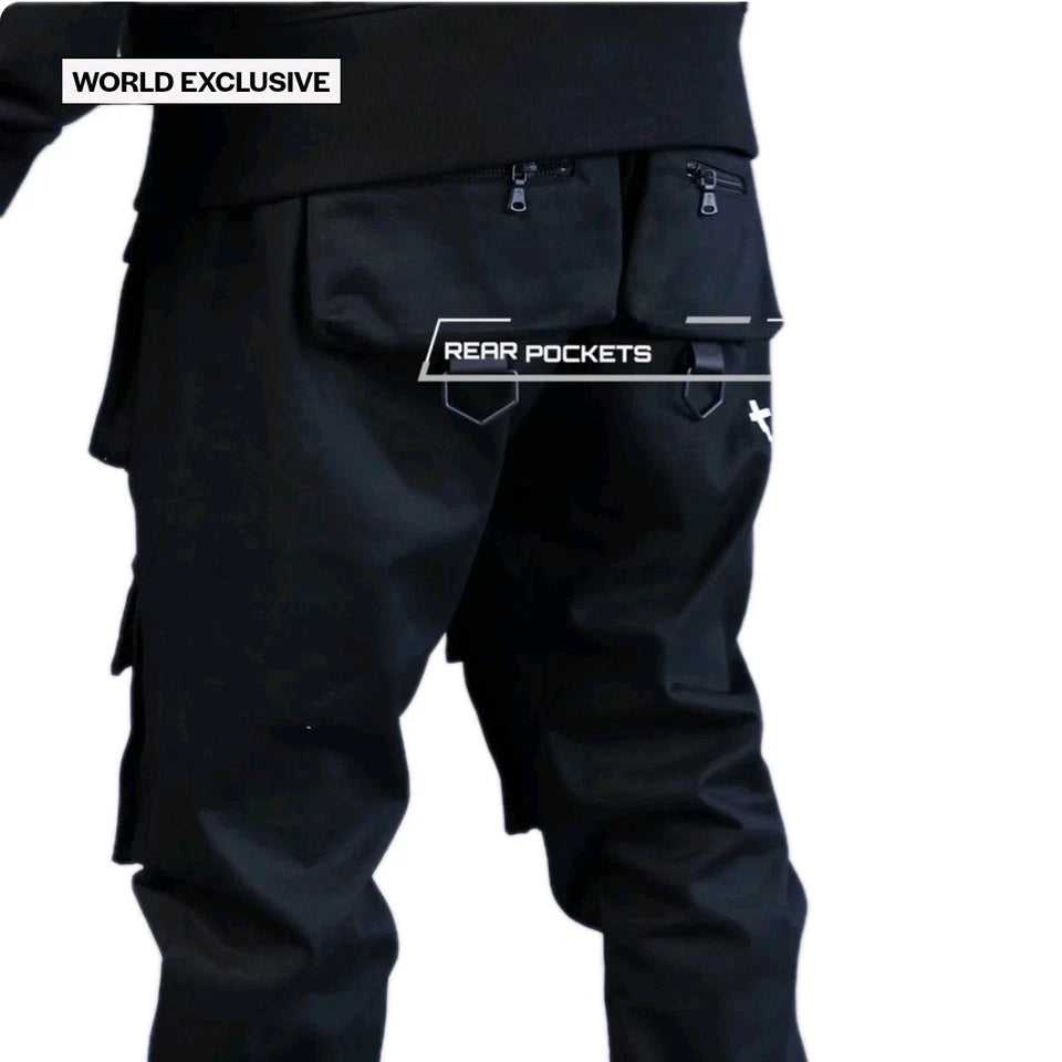 Culture Kings Black Anti Order Centeurion Tactical Joggers Size 3-XL