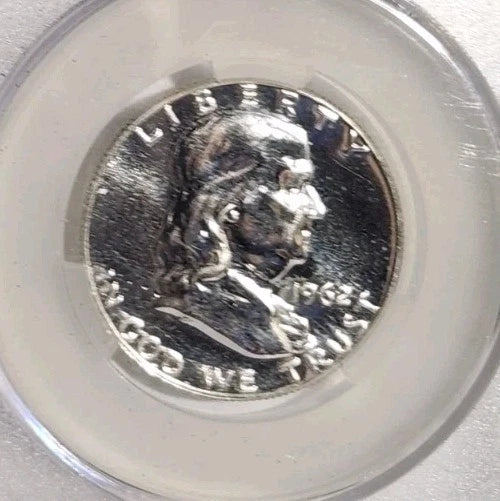 1962 franklin half dollar CAC PR66
