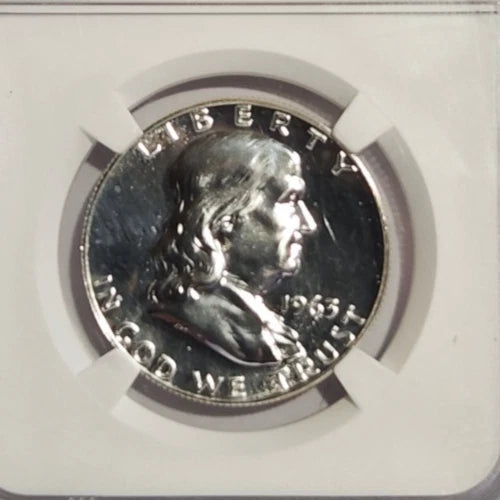 1963 Franklin half dollar Silver Proof NGC PF66
