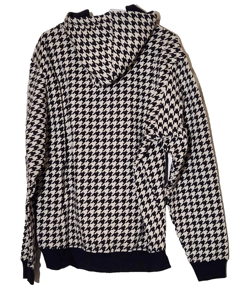Jeff Staple Pigeon Houndstooth Hoodie size med