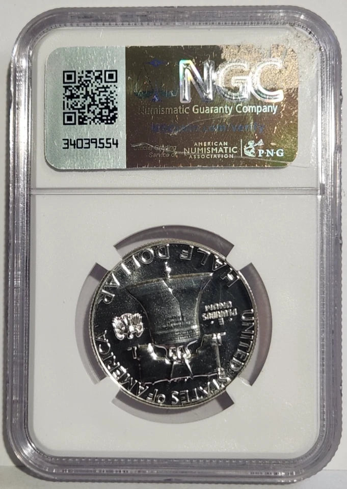 1963 Franklin half dollar Silver Proof NGC PF66