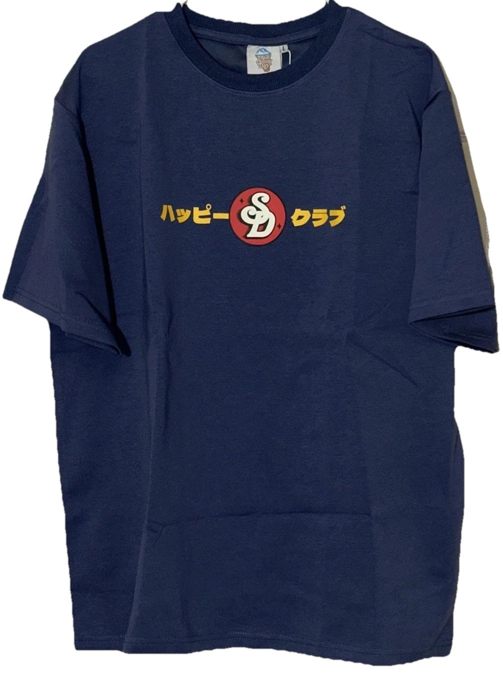 Snowday Vintage Club House Navy Blue T-Shirt Size Large