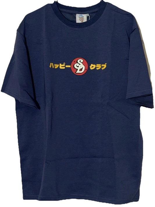 Snowday Vintage Club House Navy Blue T-Shirt Size Large