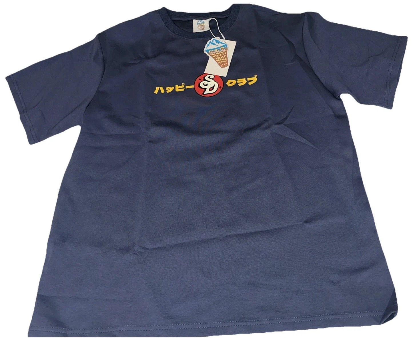 Snowday Vintage Club House Navy Blue T-Shirt Size Large