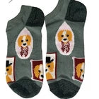 Hello Socks 6pck Women's Low Cut Socks Shoe Size 4-10 Multi-Designs/Colors