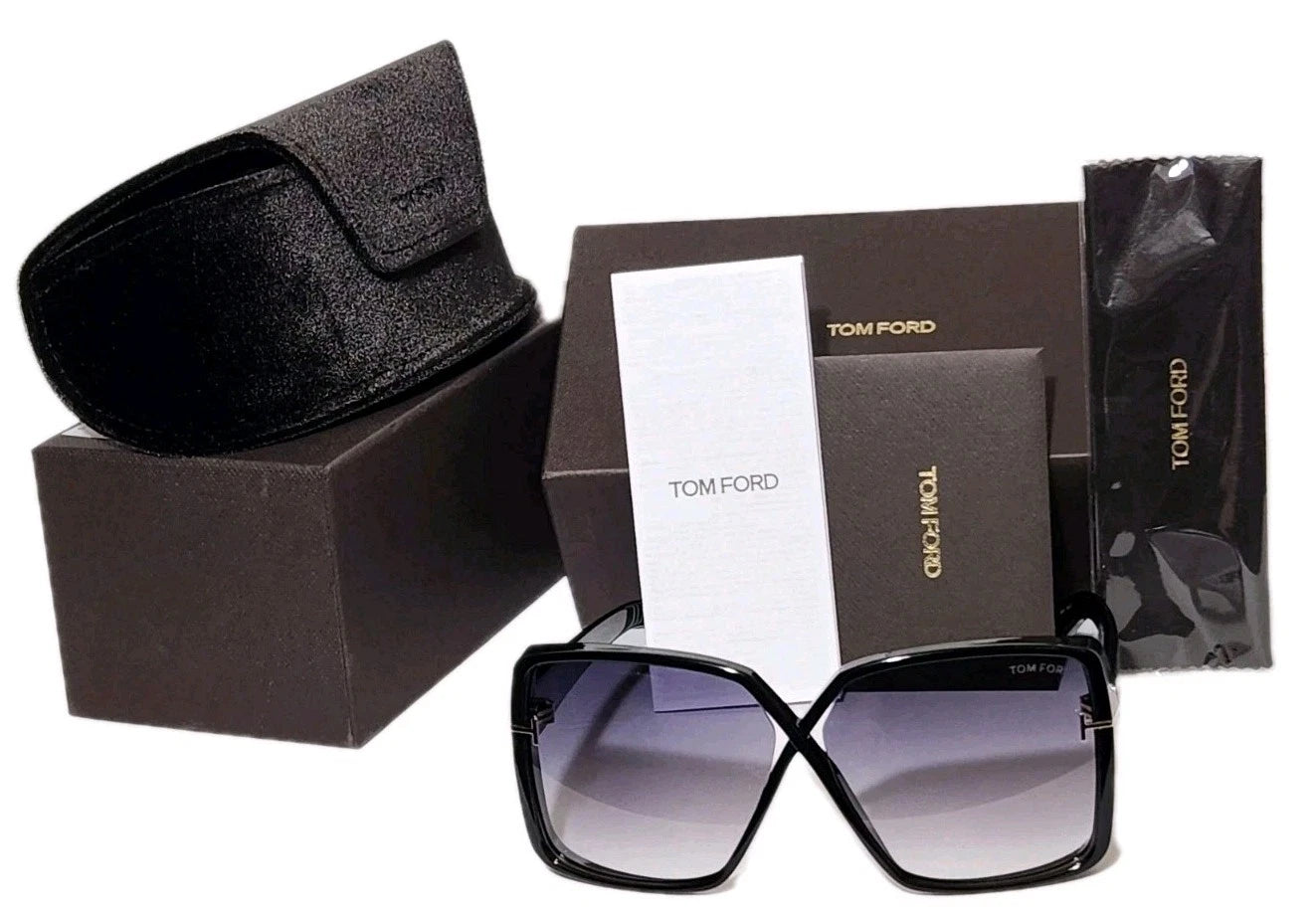 Tom Ford Luxury Oversized Women's Sunglasses Yvonne COA Included