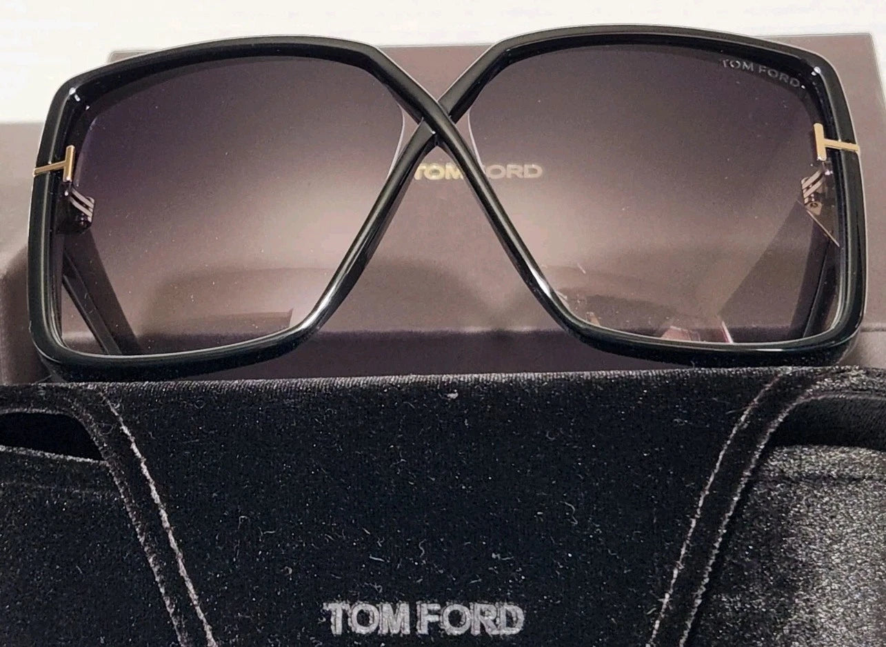 Tom Ford Luxury Oversized Women's Sunglasses Yvonne COA Included