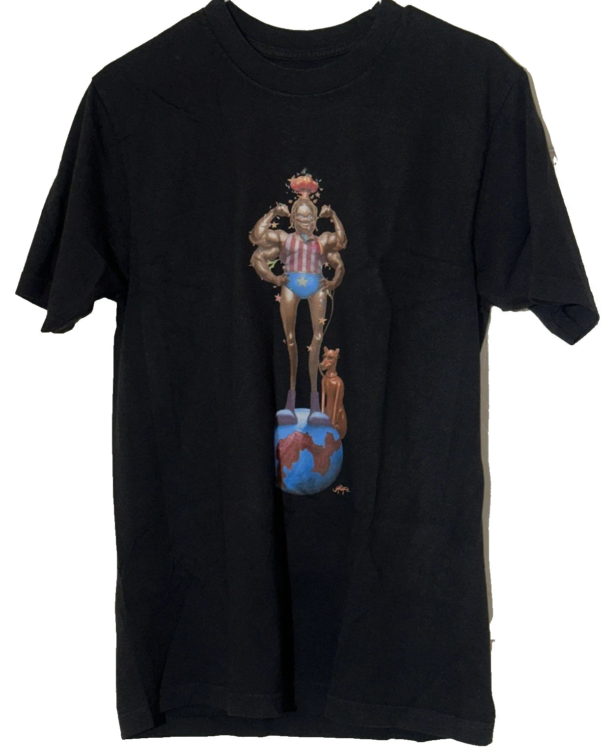 Utopia Travis Scott Is In Miami Short Sleeve T-Shirt Faded Black Size Medium
